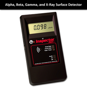 alpha beta gamma and x-ray surface contamination detector